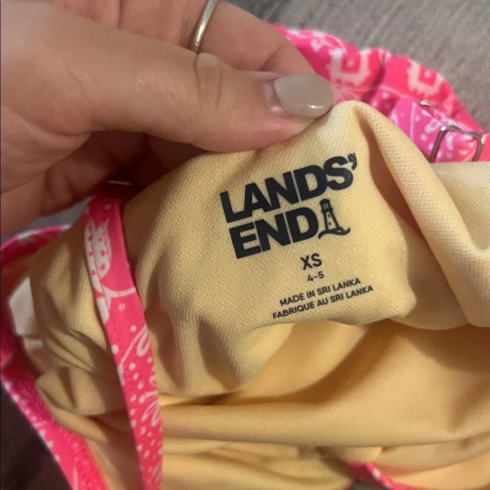 Lands End chic pink